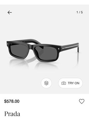 Prada Black Sunglasses - Men